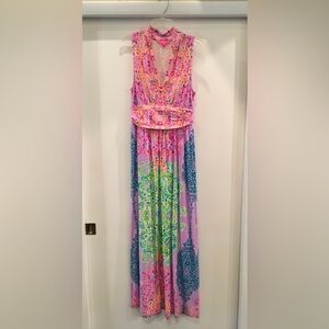 Vibrant Multicolor Maxi Dress